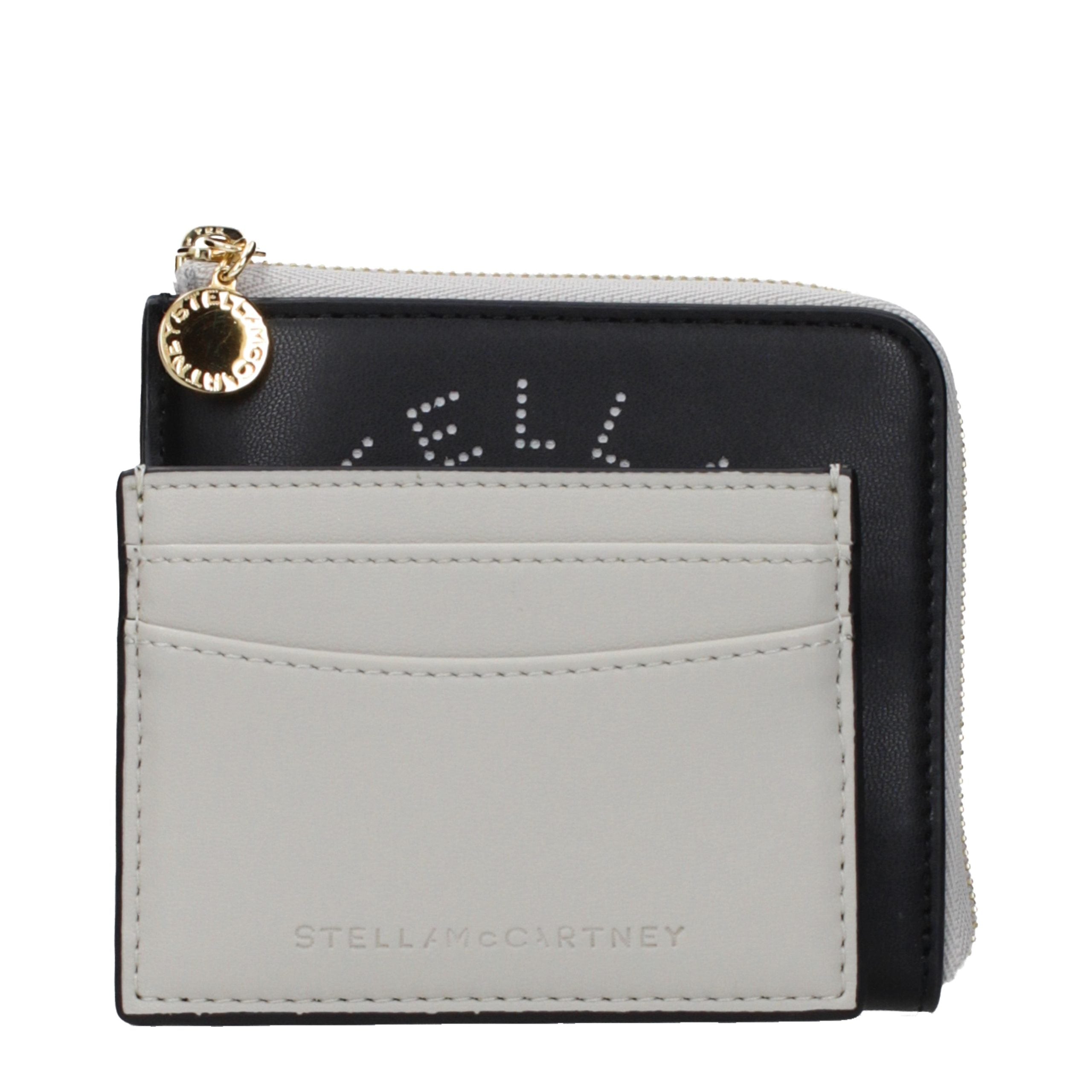 Stella McCartney Eco leather wallet in black — view 2