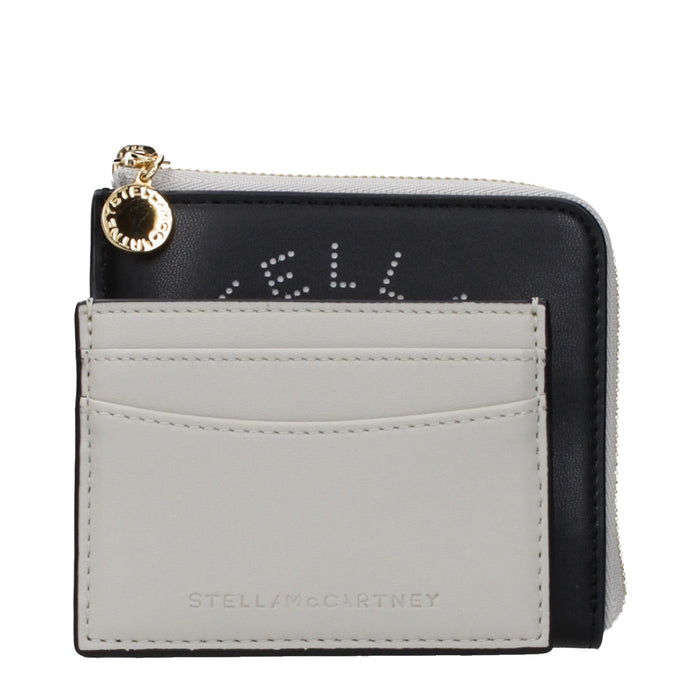 Stella McCartney Eco leather wallet in black — view 2
