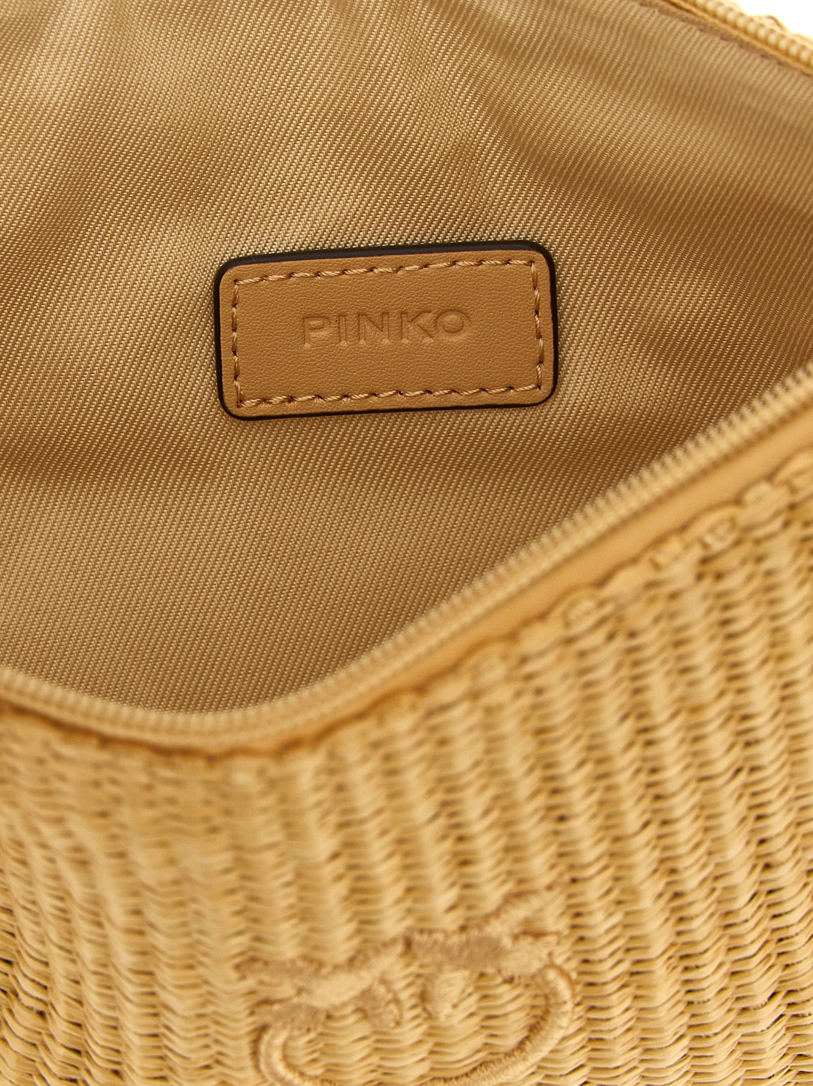 Raffia Clutch Beige Polypropylene