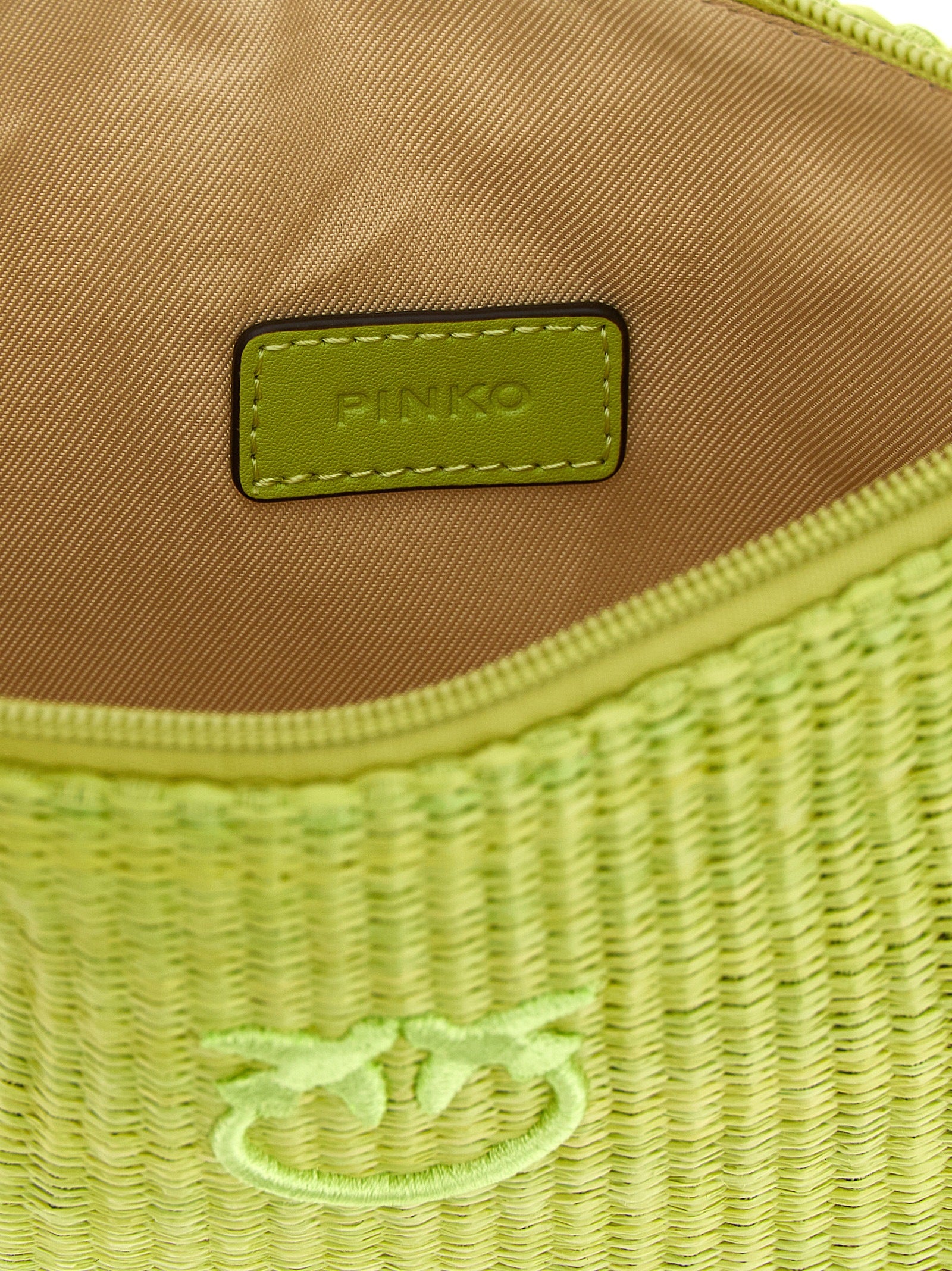 Raffia Clutch Green Polypropylene