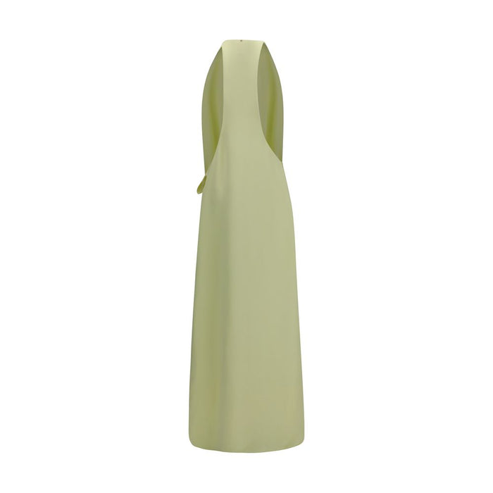 Max Mara 100% Viscose dress in yellow — view 2