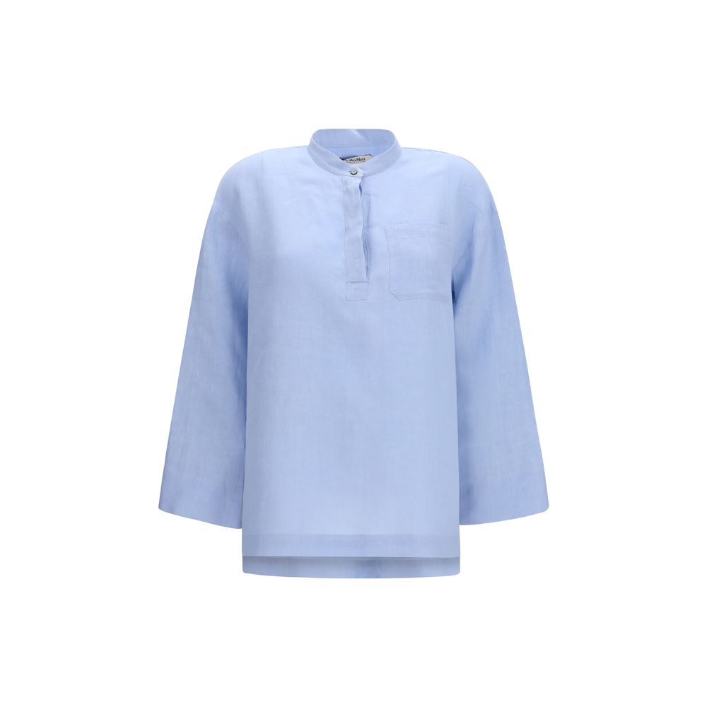 'S Max Mara 100% Linen shirt in blue