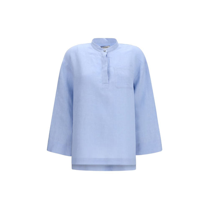 'S Max Mara 100% Linen shirt in blue