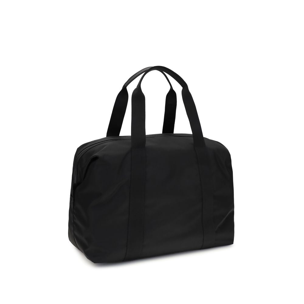 Black Recycled Polyamide Luggage And Travel Bag