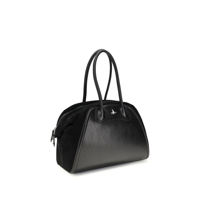 Vivienne Westwood 100% Calf Leather Bos Taurus shoulder bag in black — view 2