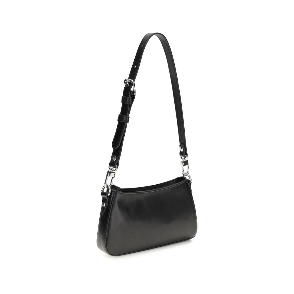 Vivienne Westwood 100% Calf Leather Bos Taurus shoulder bag in black — view 3