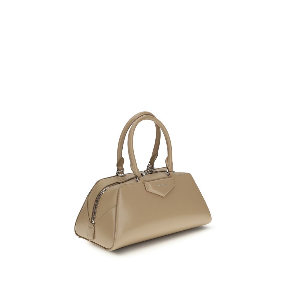 Beige Calf Leather Bos Taurus Handbag Bag