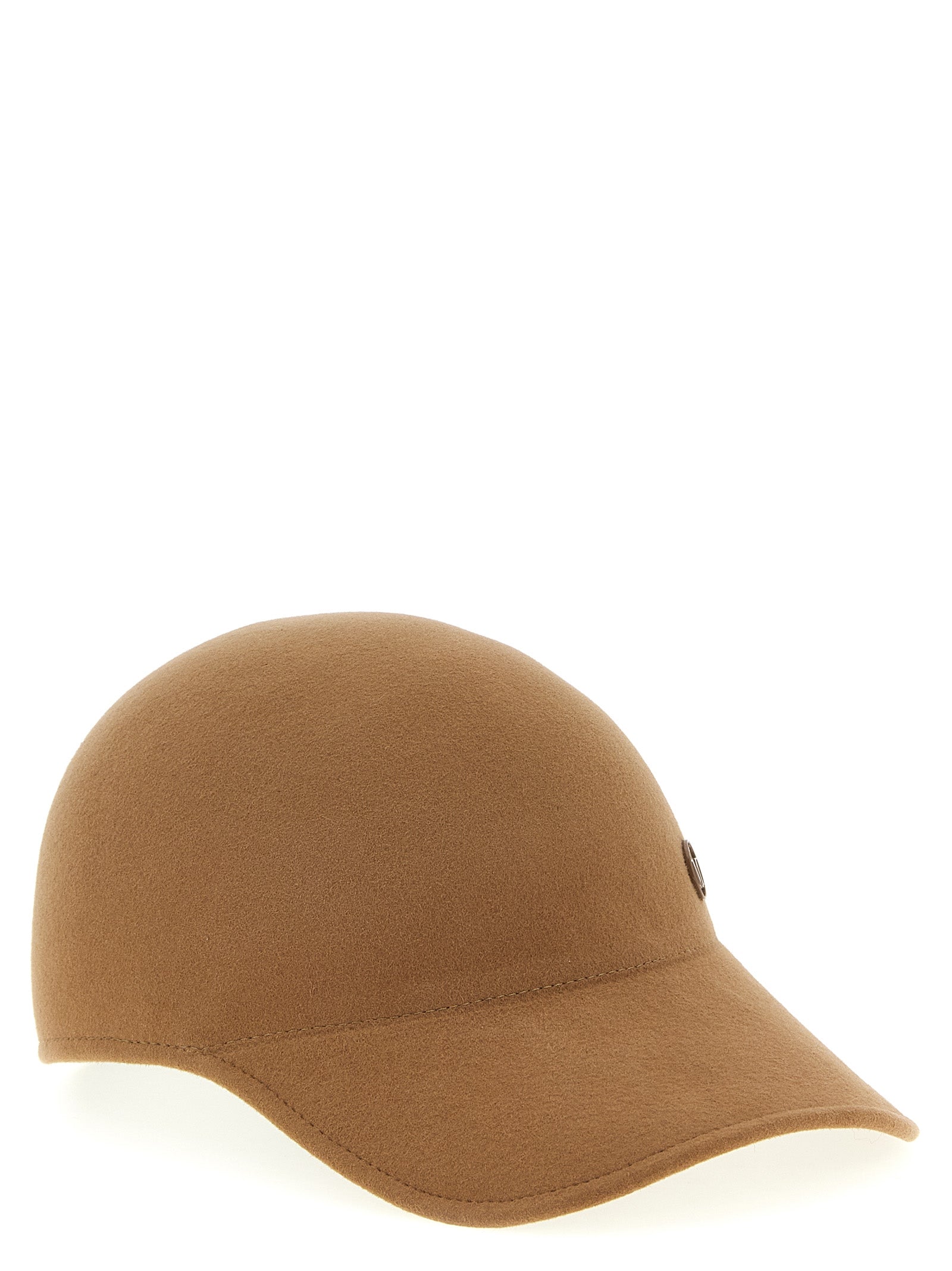 Tiger cap Beige Wool Hat