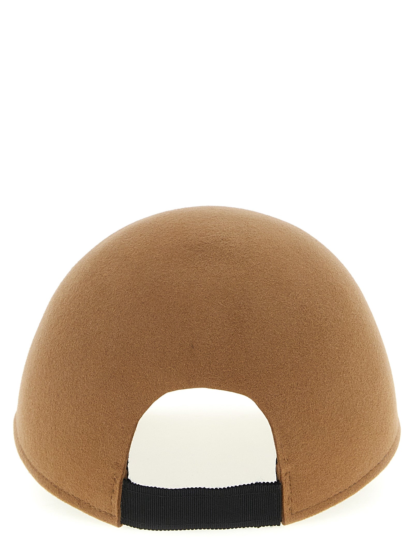Tiger cap Beige Wool Hat