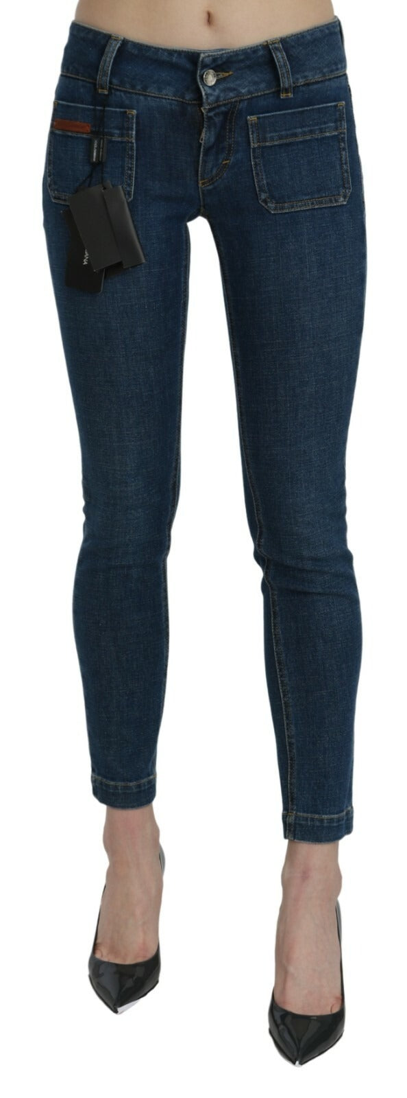 Dolce & Gabbana 98% Cotton 2% Elastane stretch jeans in blue