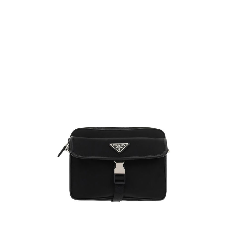 Prada 100% Polyamide shoulder bag in black