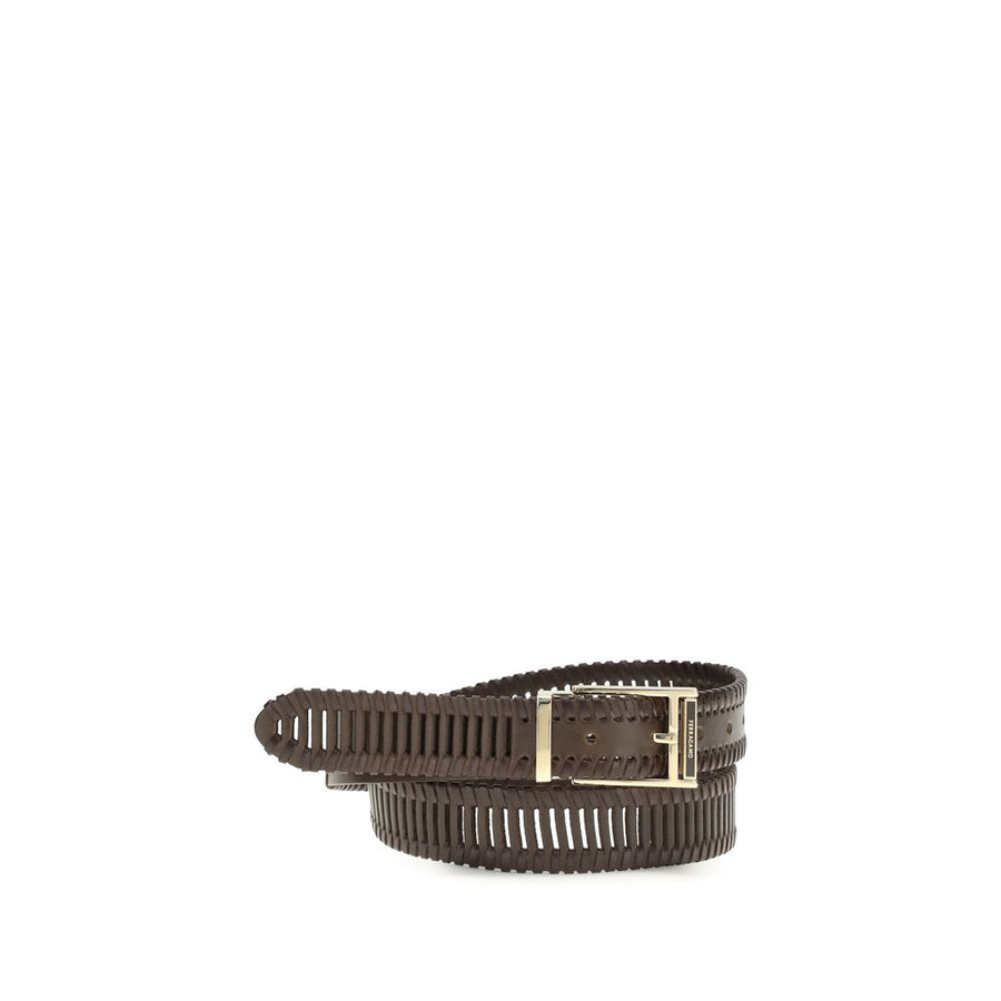 Ferragamo 100% Calf Leather Bos Taurus belt in brown