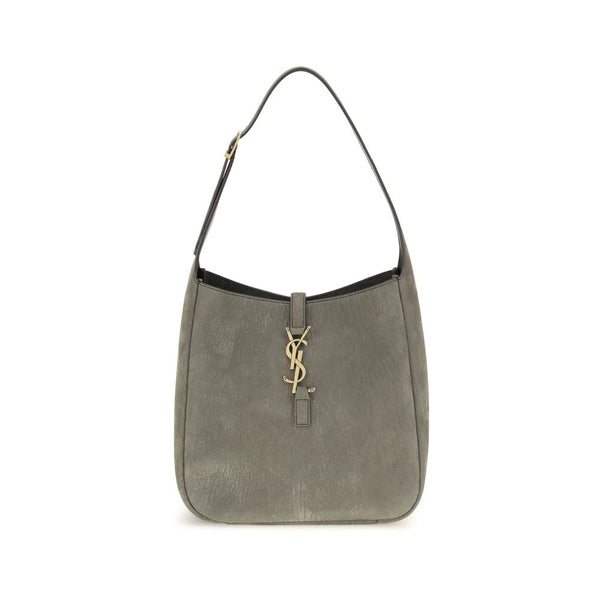 Saint Laurent 100% Calf Leather Bos Taurus shoulder bag in gray