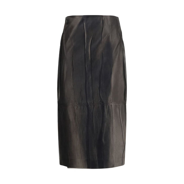 Ermanno Scervino 100% Lamb Ovis Aries skirt in black