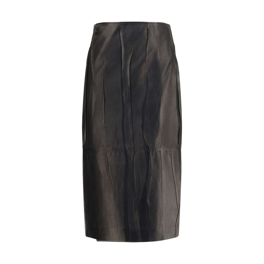Ermanno Scervino 100% Lamb Ovis Aries skirt in black