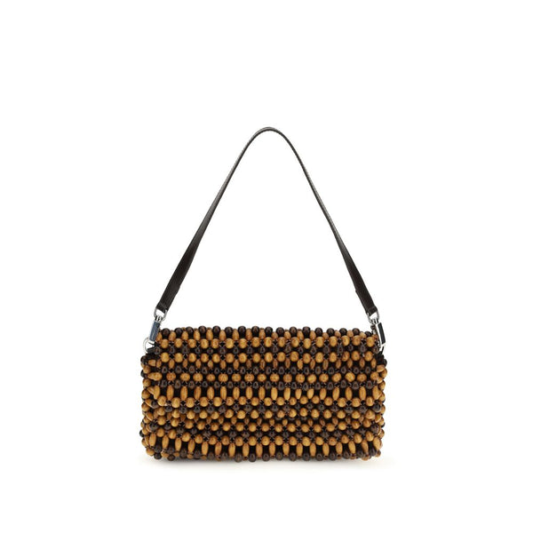 Staud 100% Wood shoulder bag in brown