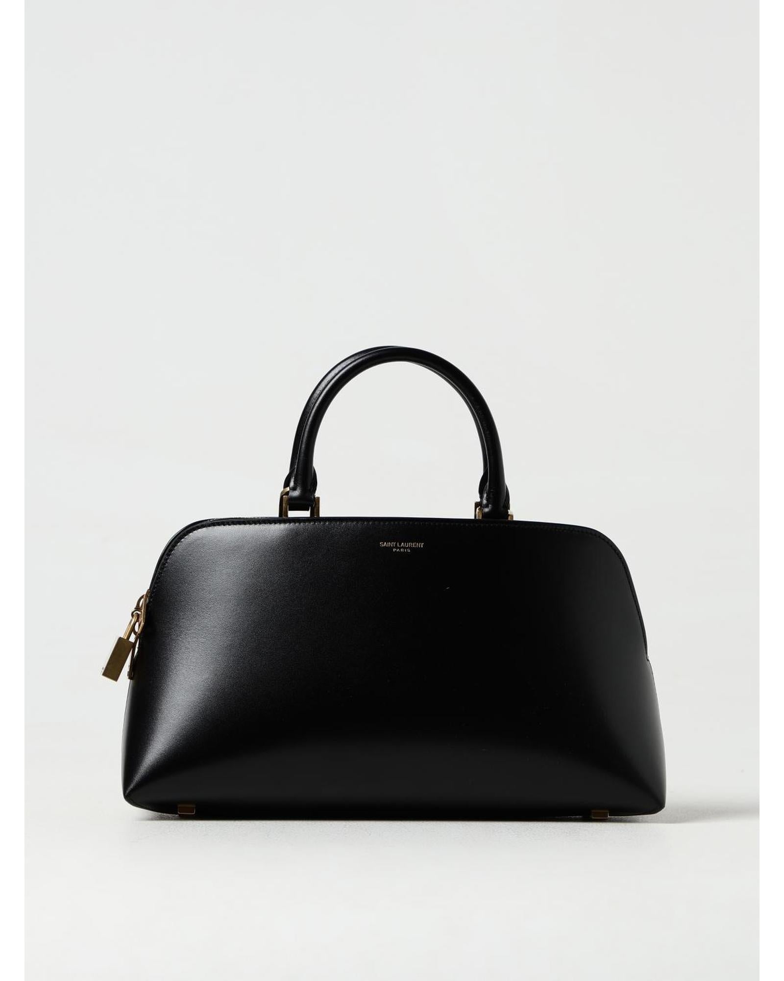 Black Leather Handbag Bag