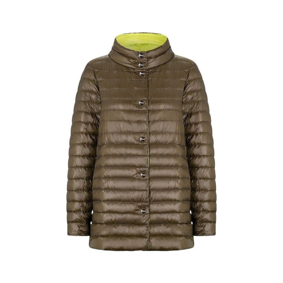Herno 100% Polyamide; Padding: 90/10 goose down and feathers down jacket in brown