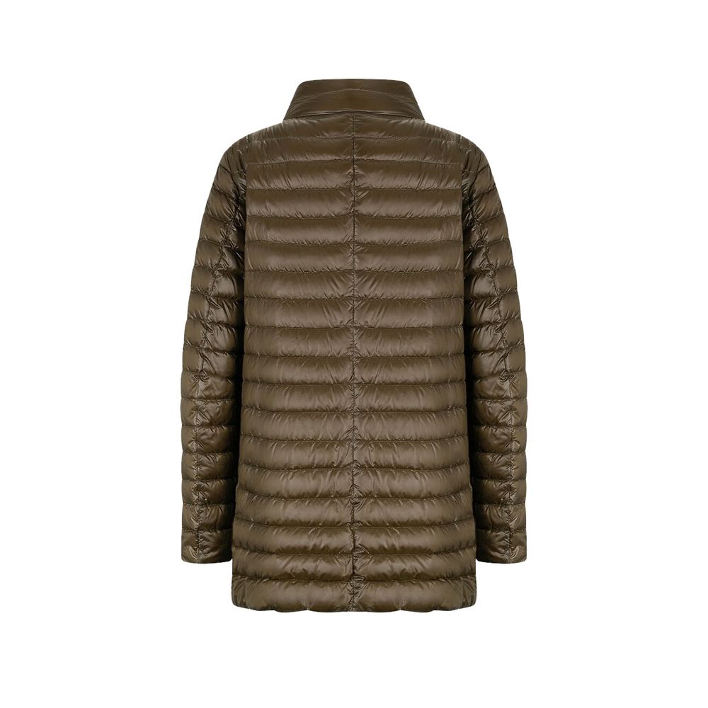 Herno 100% Polyamide; Padding: 90/10 goose down and feathers down jacket in brown — view 3