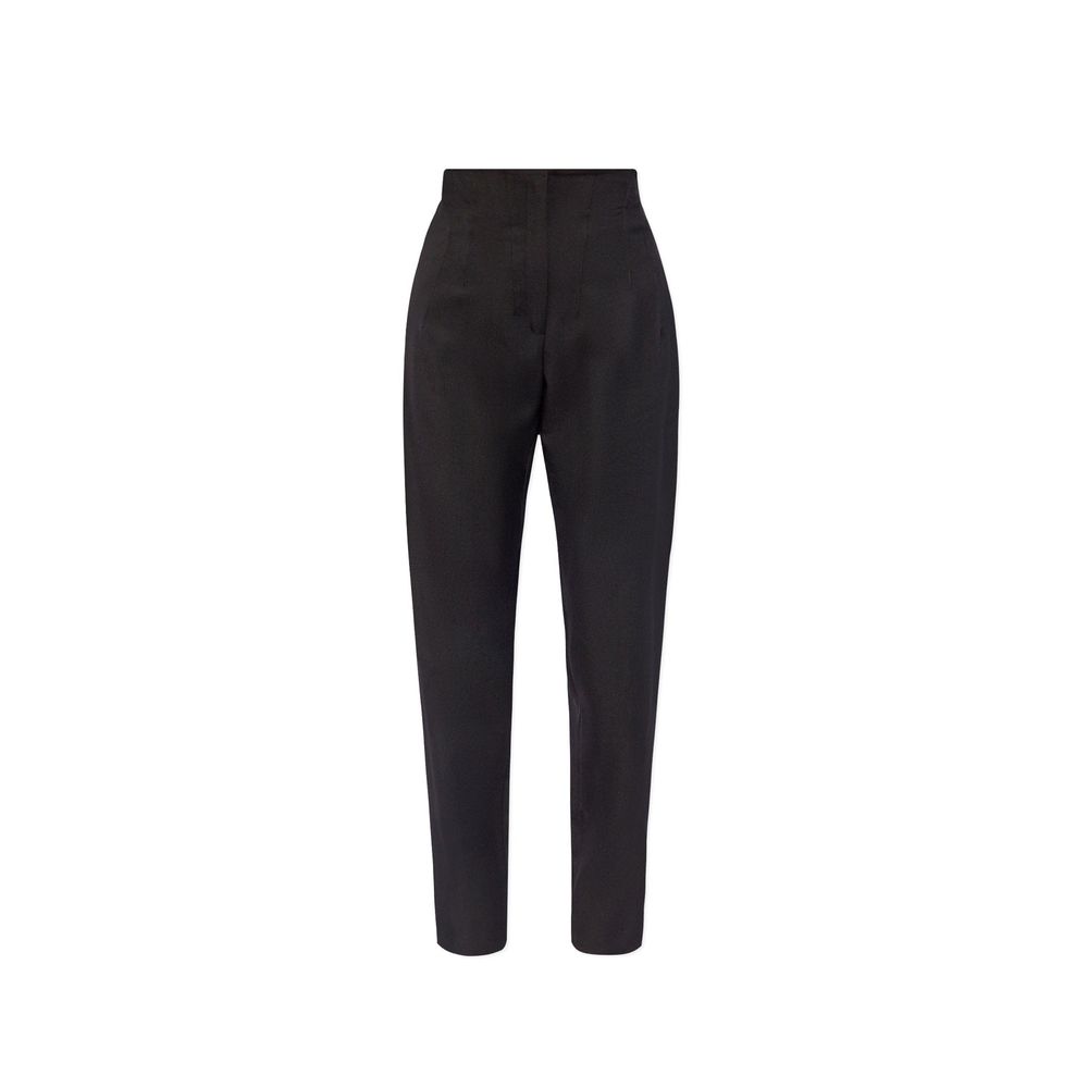 AlaïA 98% Virgin wool trousers in black