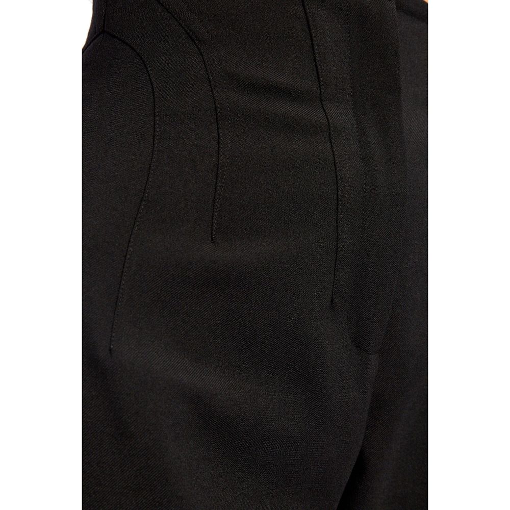 AlaïA 98% Virgin wool trousers in black — view 4