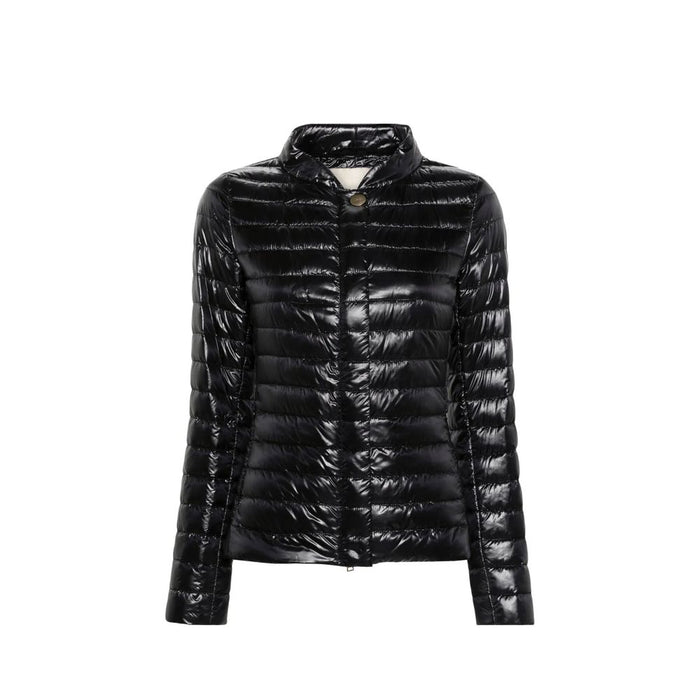 Herno 100% Polyamide down jacket in black