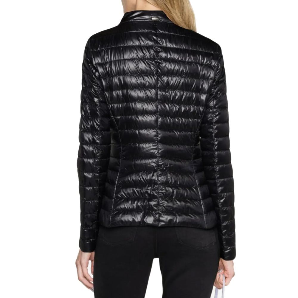 Herno 100% Polyamide down jacket in black — view 3