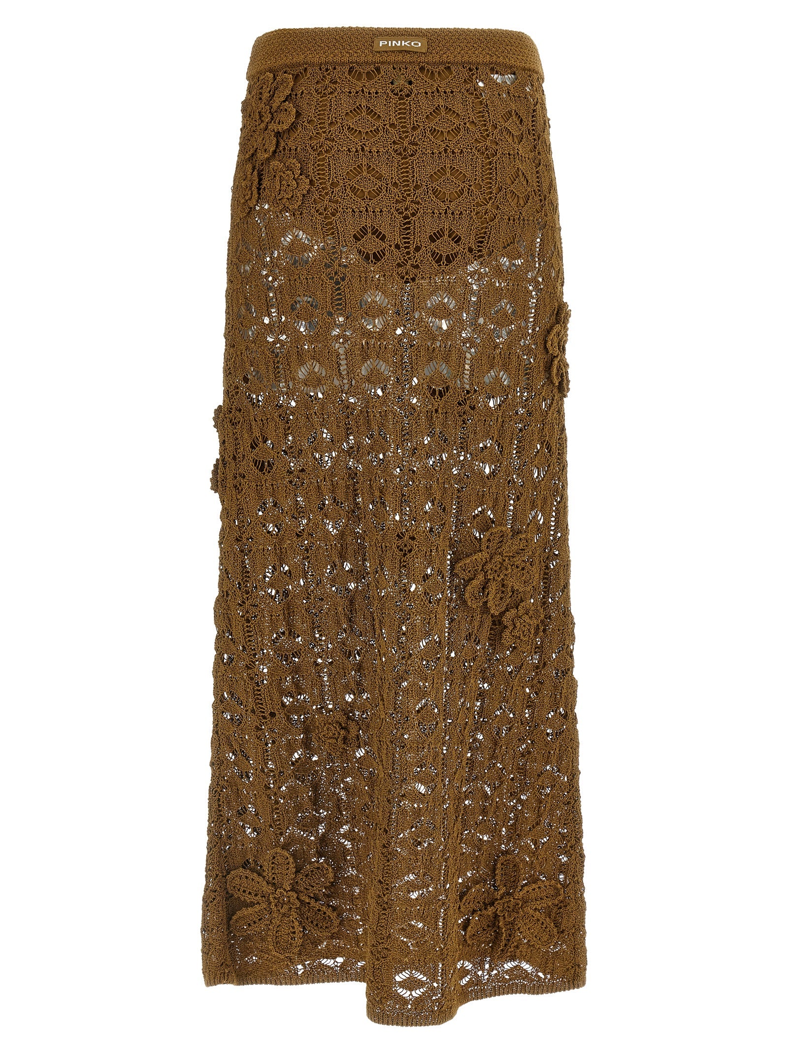 Anthemis skirt Brown Cotton Paper