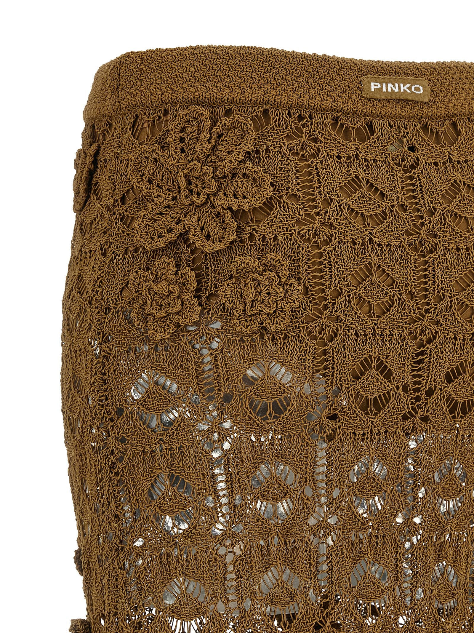 Anthemis skirt Brown Cotton Paper