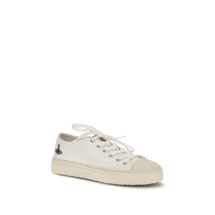 Vivienne Westwood Upper 100% Fabric sneaker in white — view 2