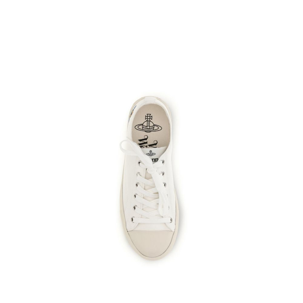 Vivienne Westwood Upper 100% Fabric sneaker in white — view 4