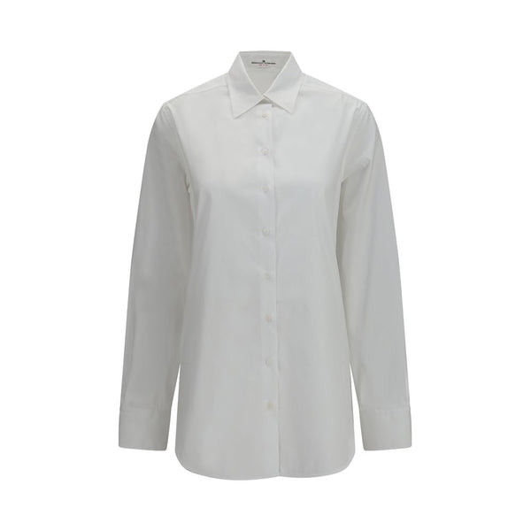 Ermanno Scervino 100% Cotton shirt in white