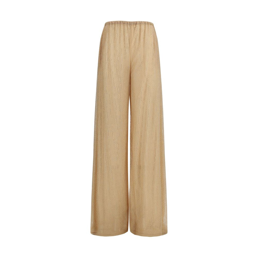 Ermanno Scervino 70% Polyester trousers in beige
