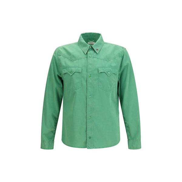 Versace 100% Cotton shirt in green