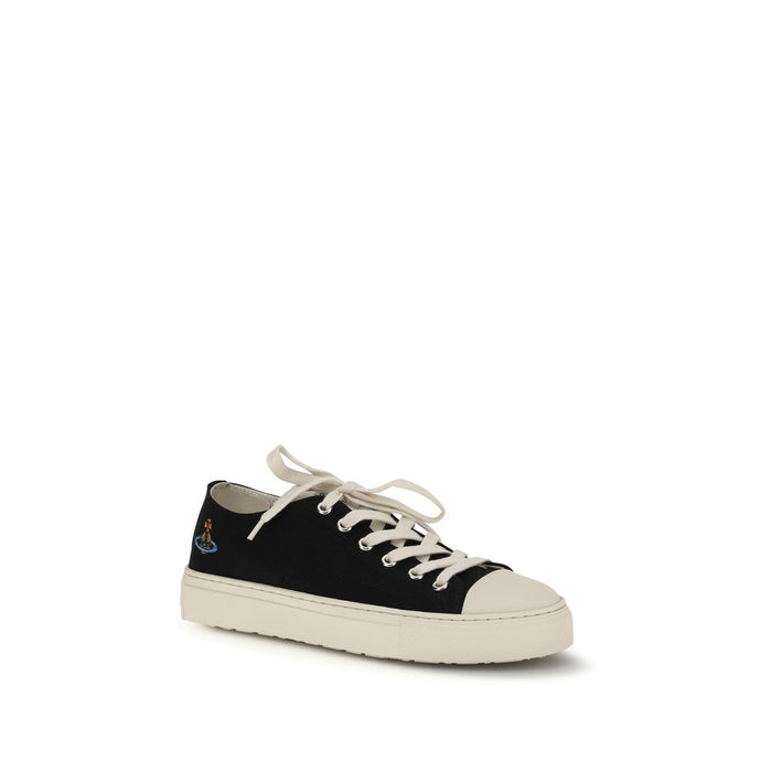 Vivienne Westwood Upper 100% Fabric sneaker in black — view 2