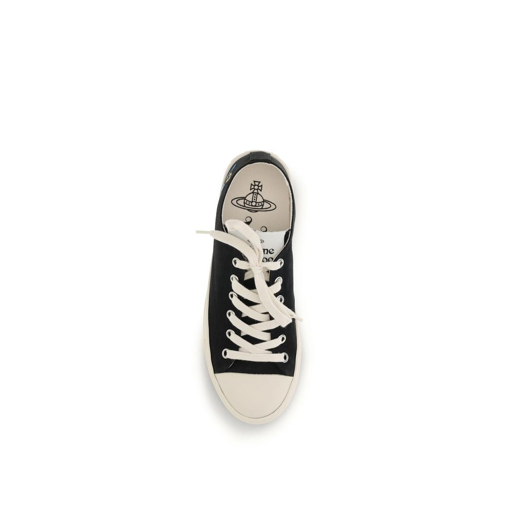 Vivienne Westwood Upper 100% Fabric sneaker in black — view 4