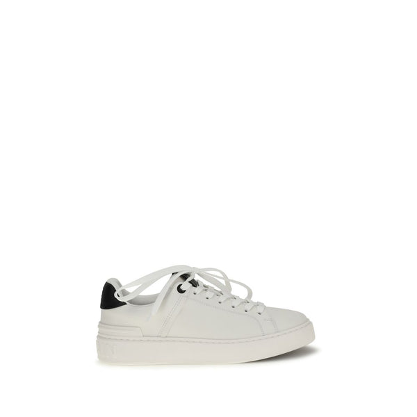 Balmain Upper 100% Calf Leather Bos Taurus sneaker in white