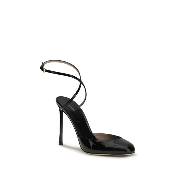 Tom Ford 100% Calf Leather Bos Taurus pump in black — view 2