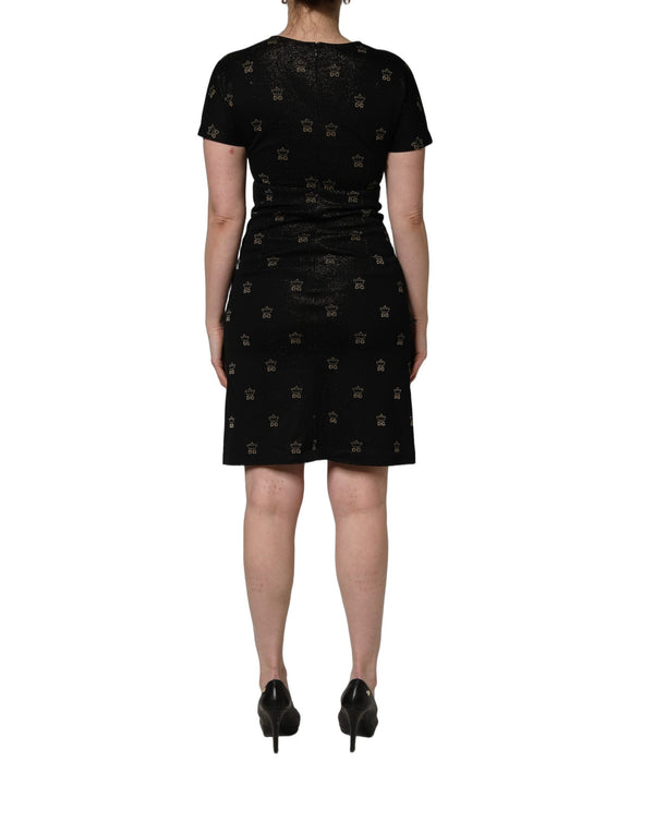 Dolce & Gabbana 86% Cotton dress in black