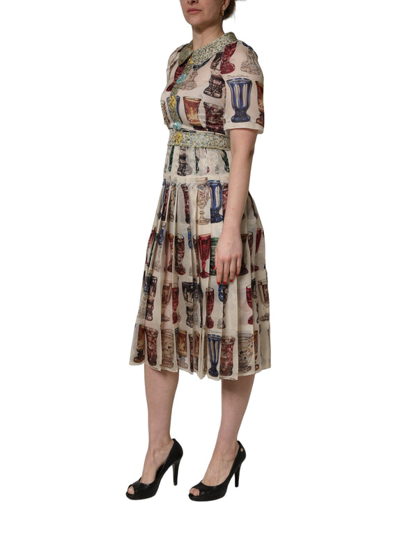 Dolce & Gabbana 76% Silk dress in multicolor