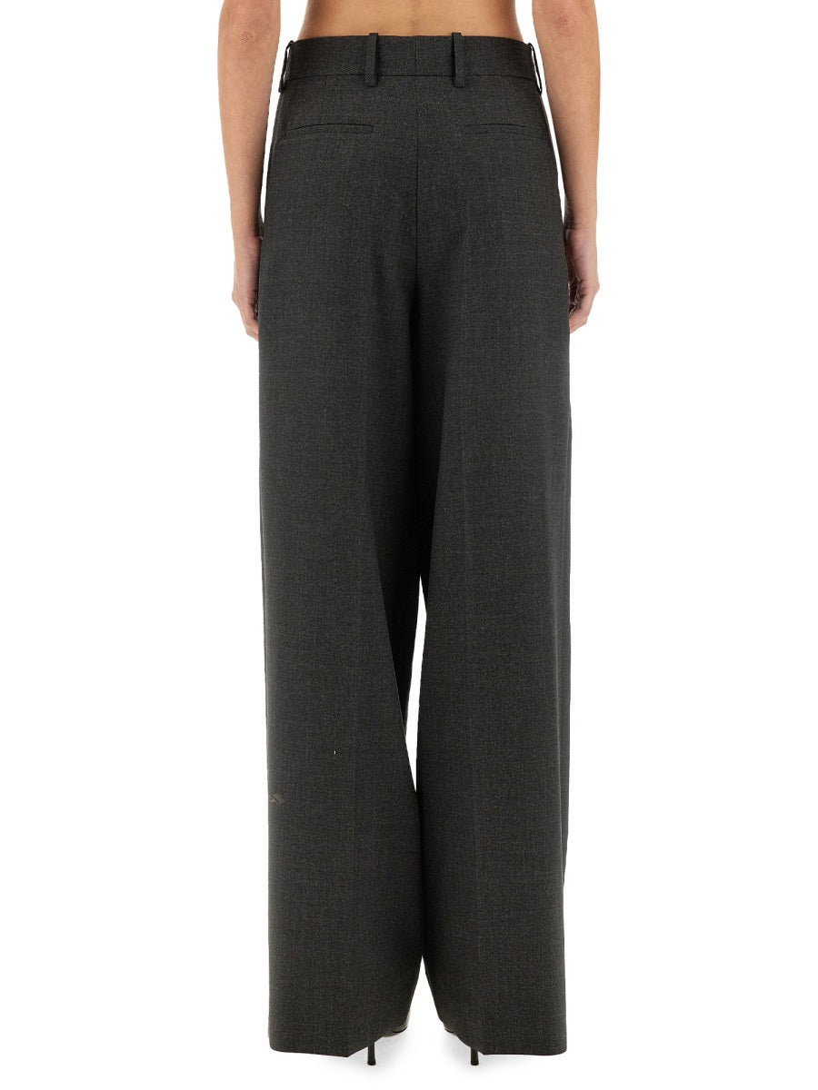 Tailored Pants Grey Wool Trousers
