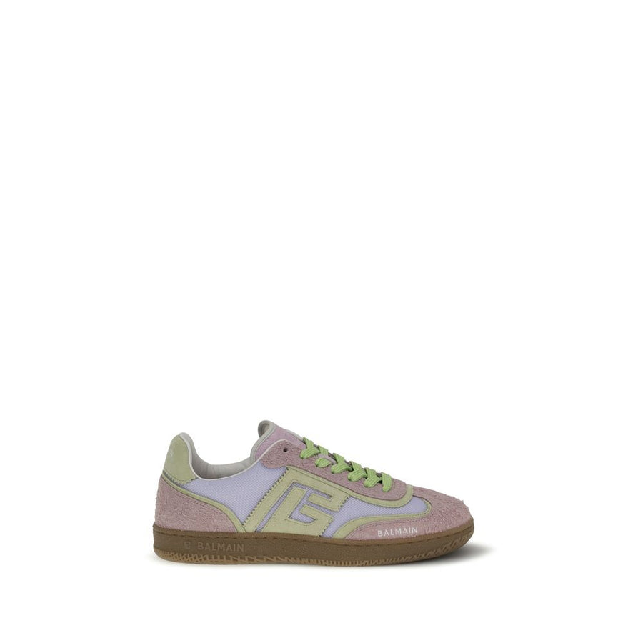 Balmain Upper 100% Calf Suede sneaker in multicolor