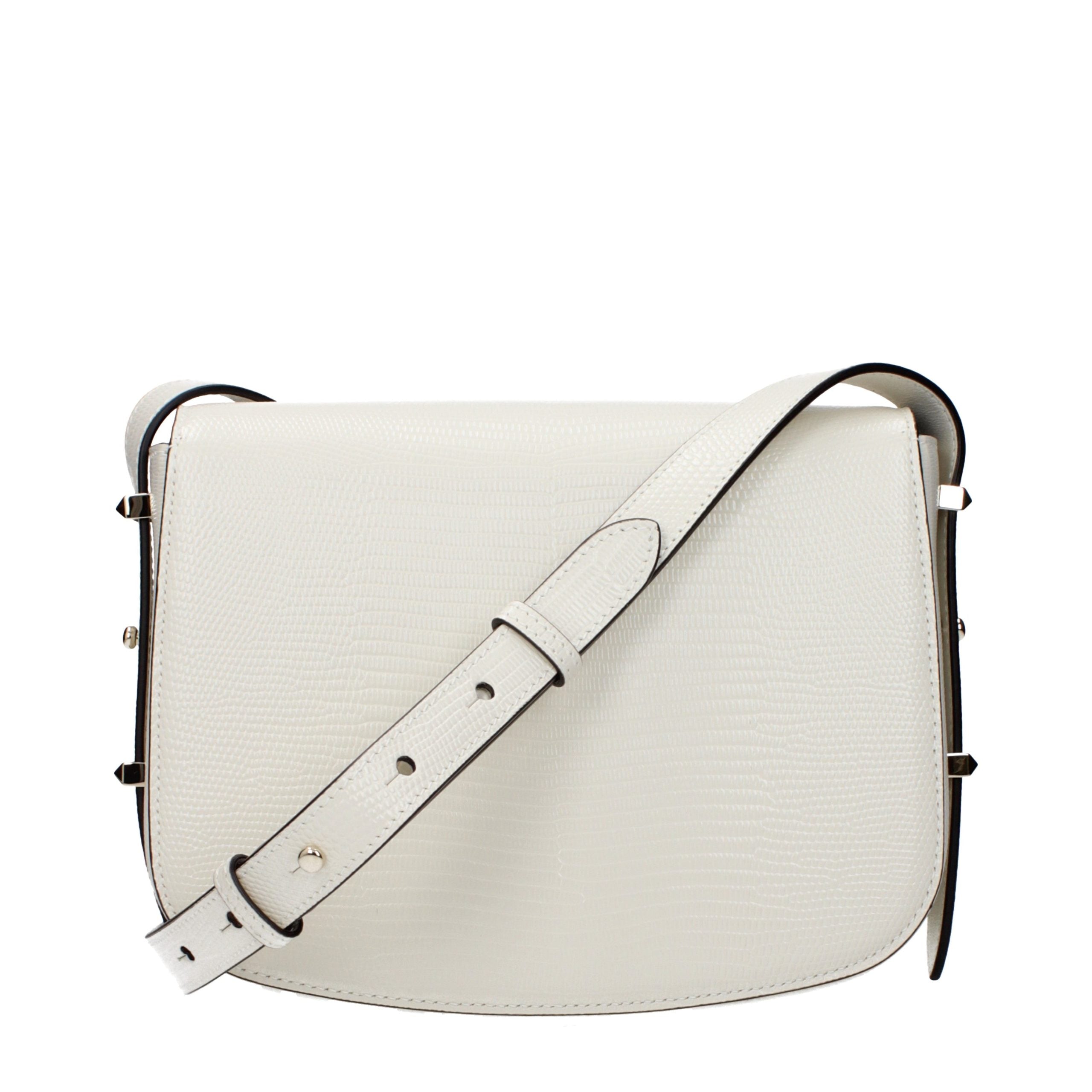 Jimmy Choo Leather crossbody bag in white — view 3