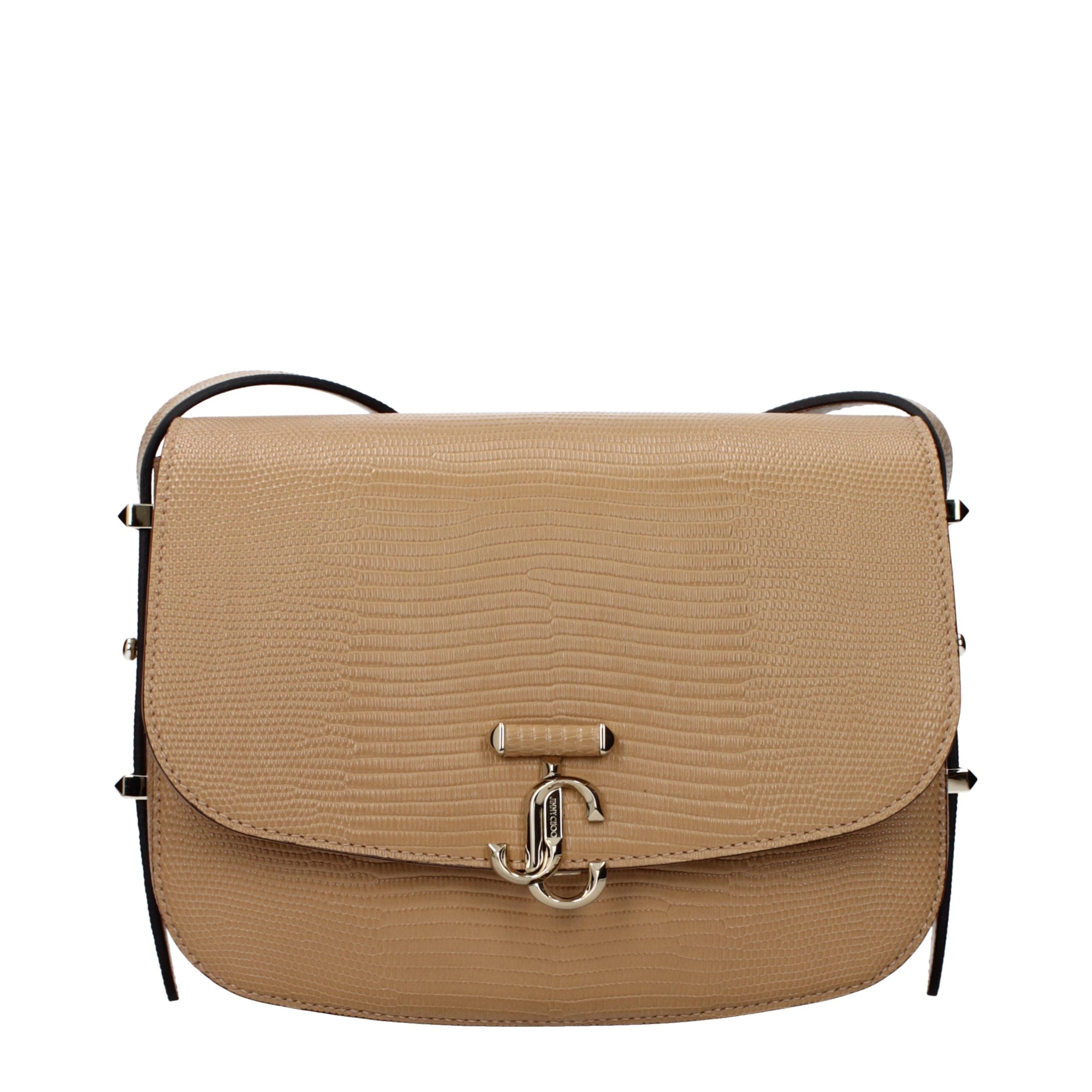 Jimmy Choo Leather crossbody bag in brown
