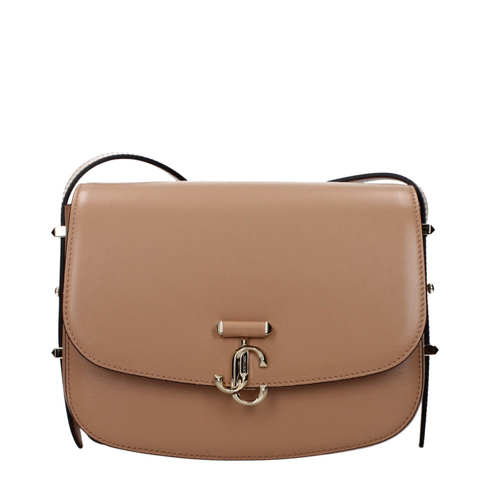 Jimmy Choo Leather crossbody bag in brown