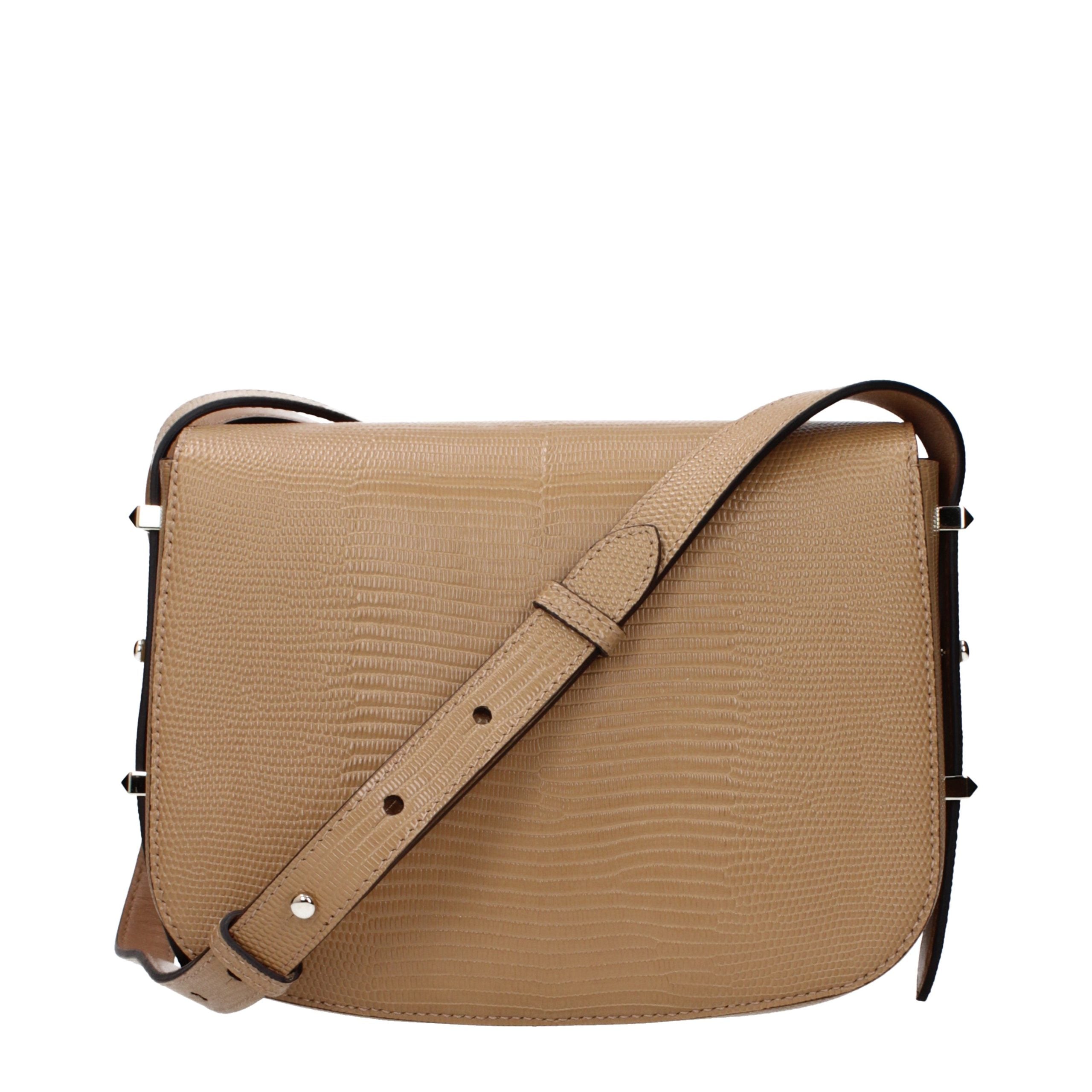 Jimmy Choo Leather crossbody bag in brown — view 3