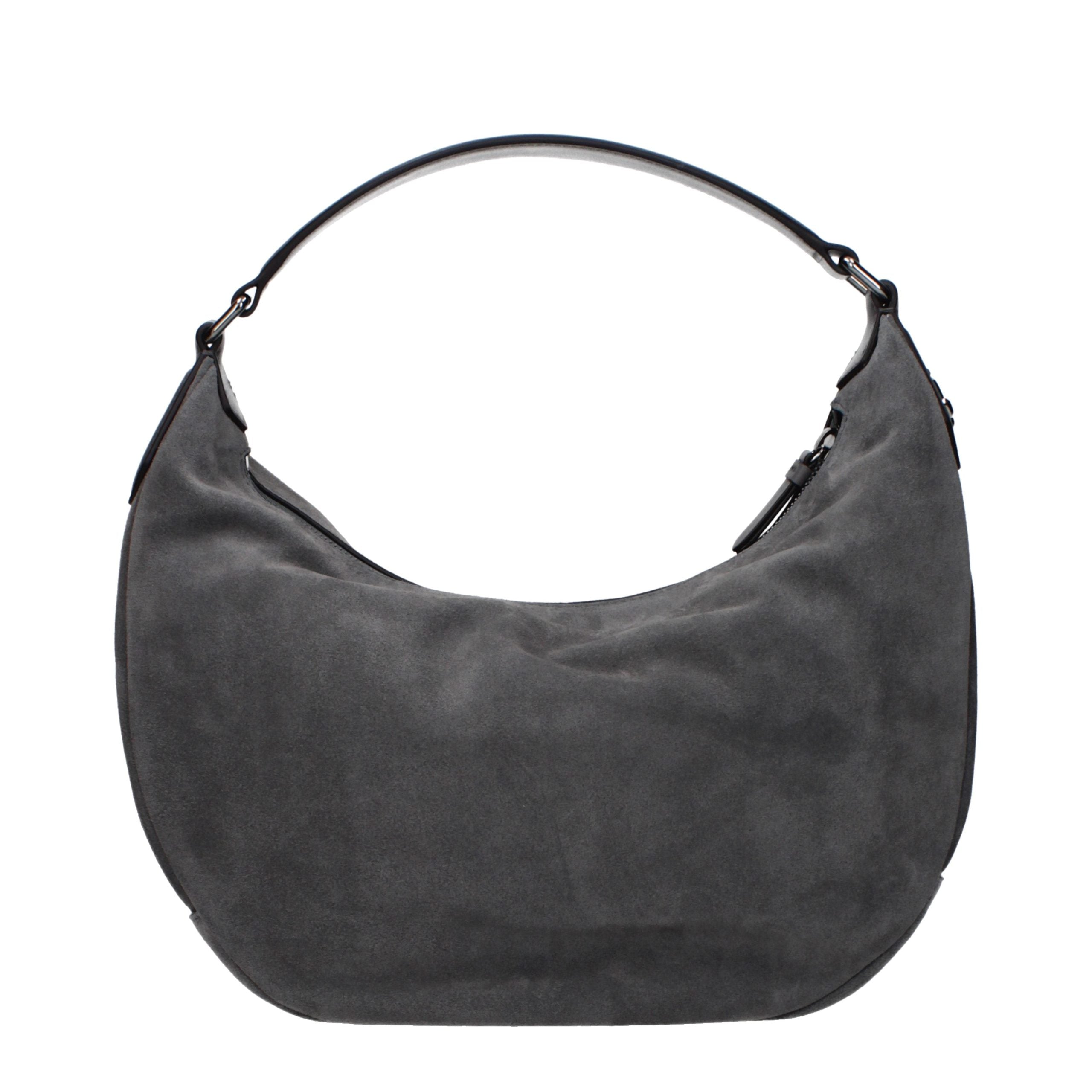 Jimmy Choo Suede shoulder bag in gray
