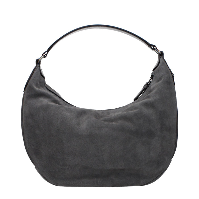 Jimmy Choo Suede shoulder bag in gray