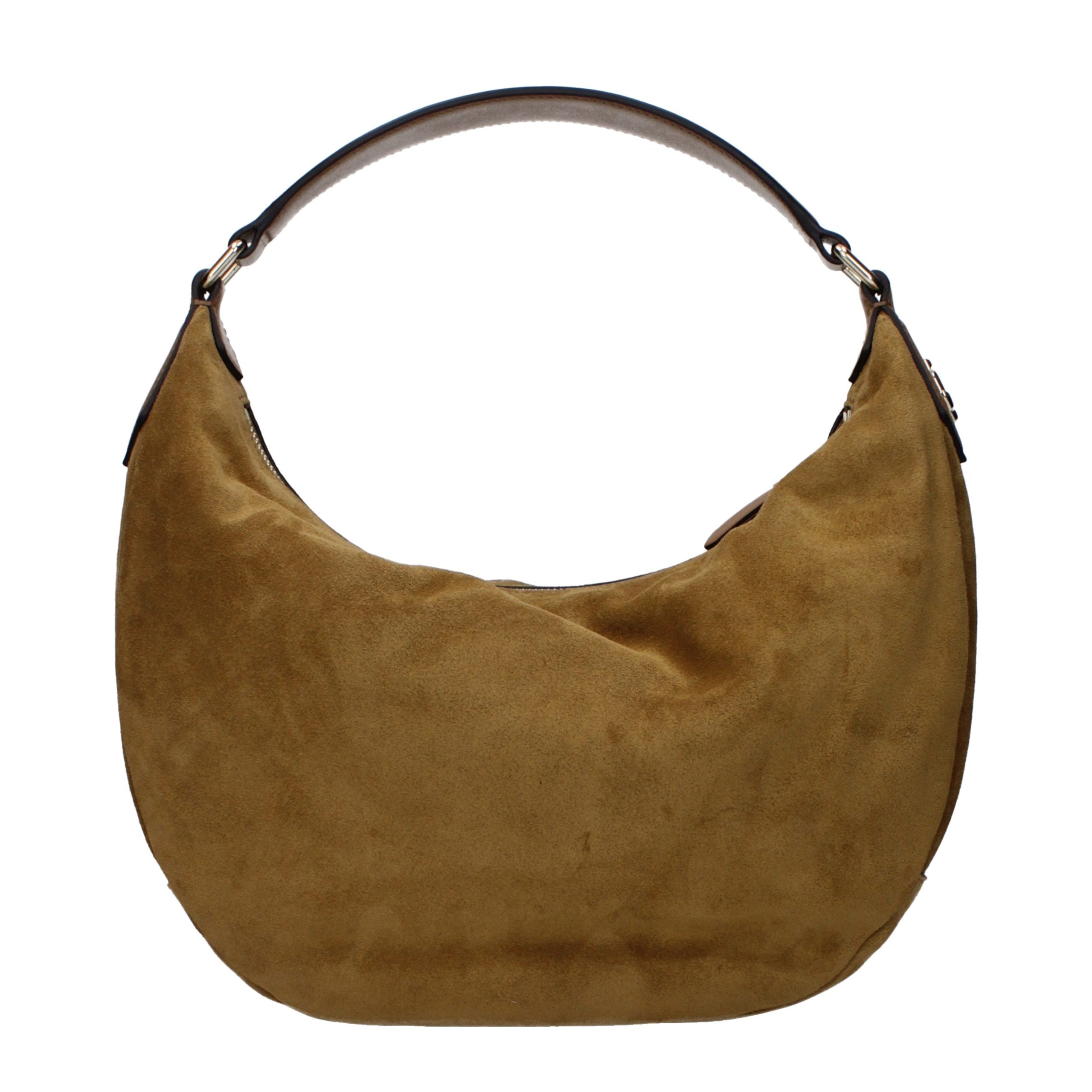 Jimmy Choo Suede shoulder bag in brown