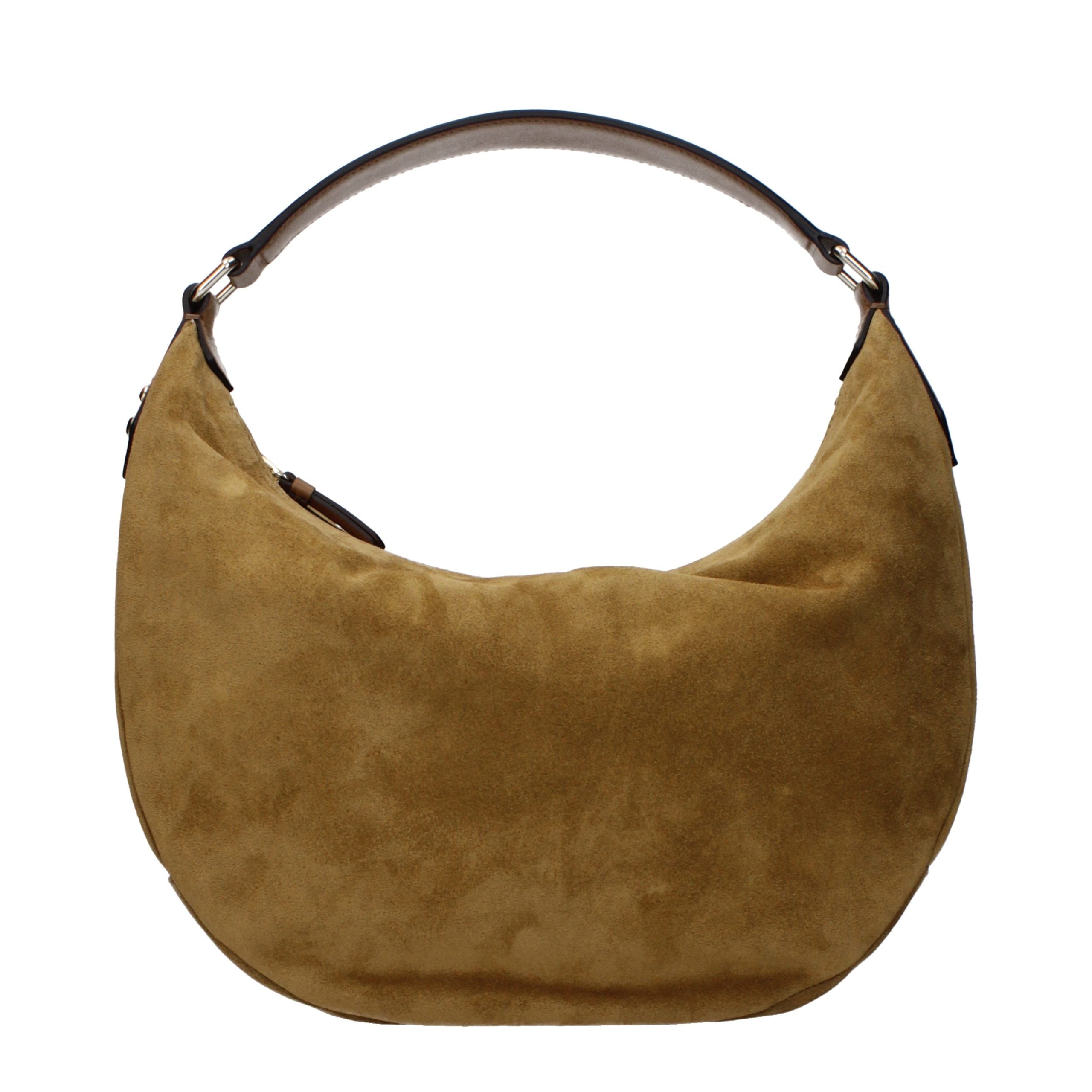 Jimmy Choo Suede shoulder bag in brown — view 3